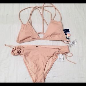 LA Hearts bikini NWT